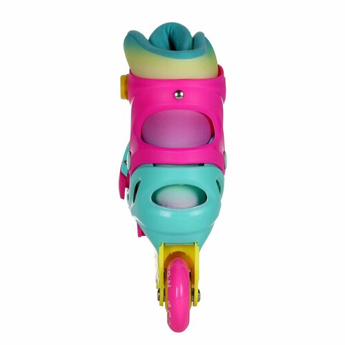 Коньки раздвижные ледовые раздвижные 2 в 1 ролики коньки COMIRON S Размер 31-34 Цвет цветные 3600₽