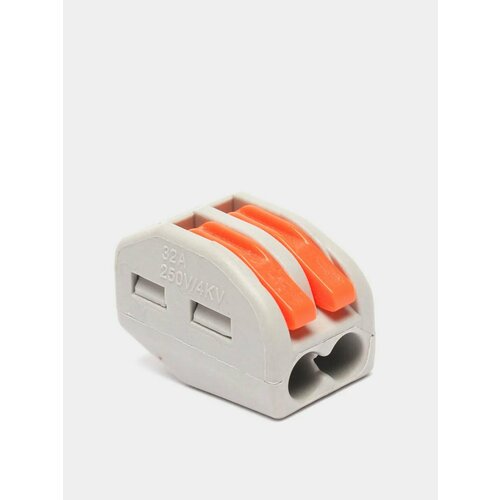 Клемма 2-проводная с рычажком универсальна 008 - 25 мм 222-412 Количество в наборе 5 клеммников в зип пакете 713₽