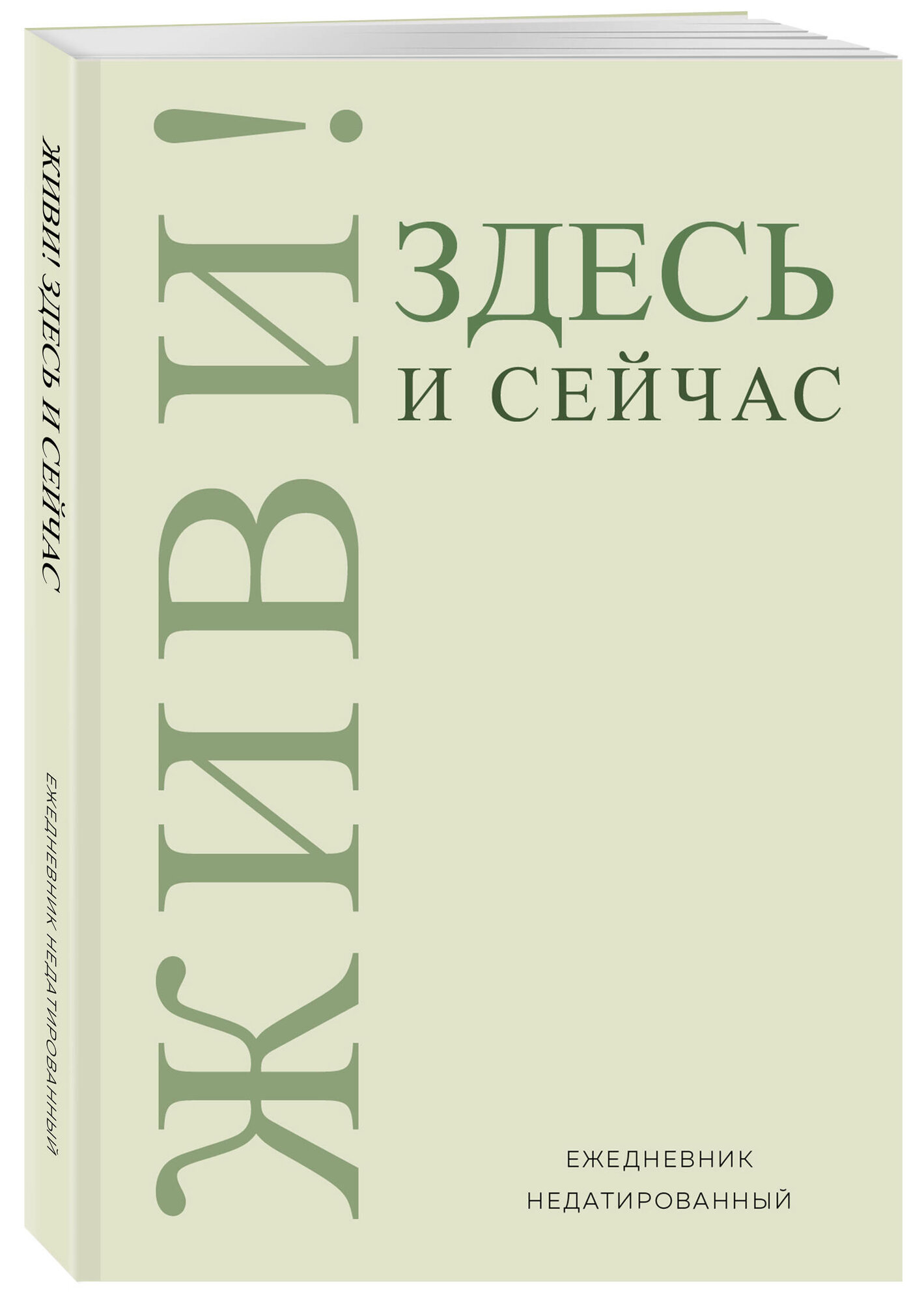 Живи! Здесь и сейчас. Ежедневник недатированный (А5, 72 л.)