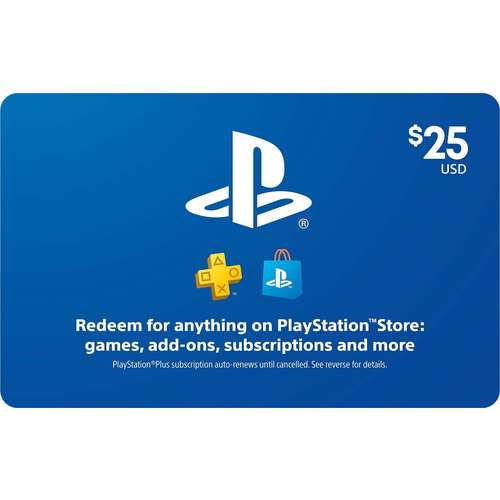 Карта пополнения счета PlayStation Store 25 USDСША цифровой ключ активация в течение 1 месяца 3089₽