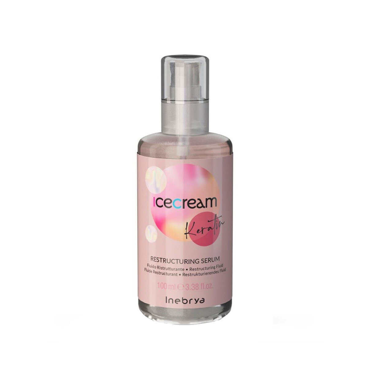 Сыворотка кератиновая для укрепления волос Inebrya Ice Cream Keratin Restructuring Serum, 100 мл