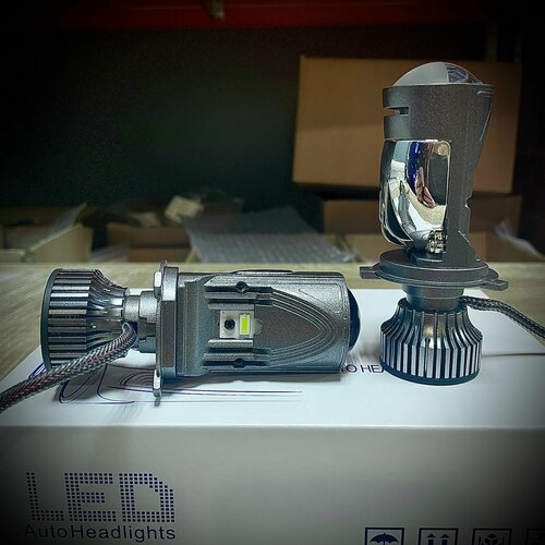 Мини Линзы - Лампы H4 / Ближний - Дальний / Без разбора Фар для Mitsubishi Lancer 9