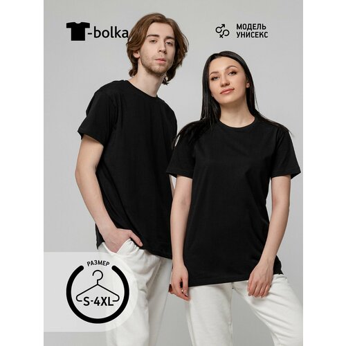 фото Футболка t-bolka, размер 44/46, черный