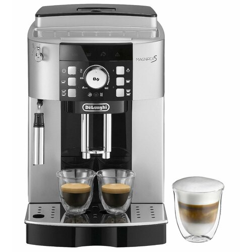 Автоматическая кофемашина DeLonghi Magnifica S ECAM 21.117 EU, серебристый/черный