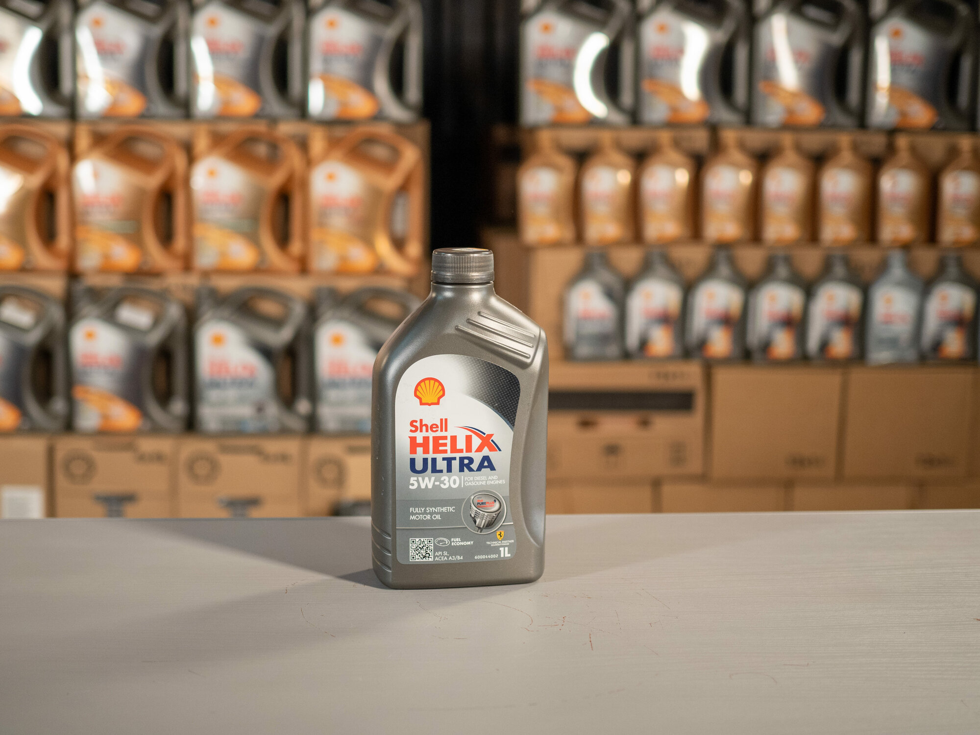 Моторное масло Shell Helix Ultra 5W-30, синтетическое, 1 литр