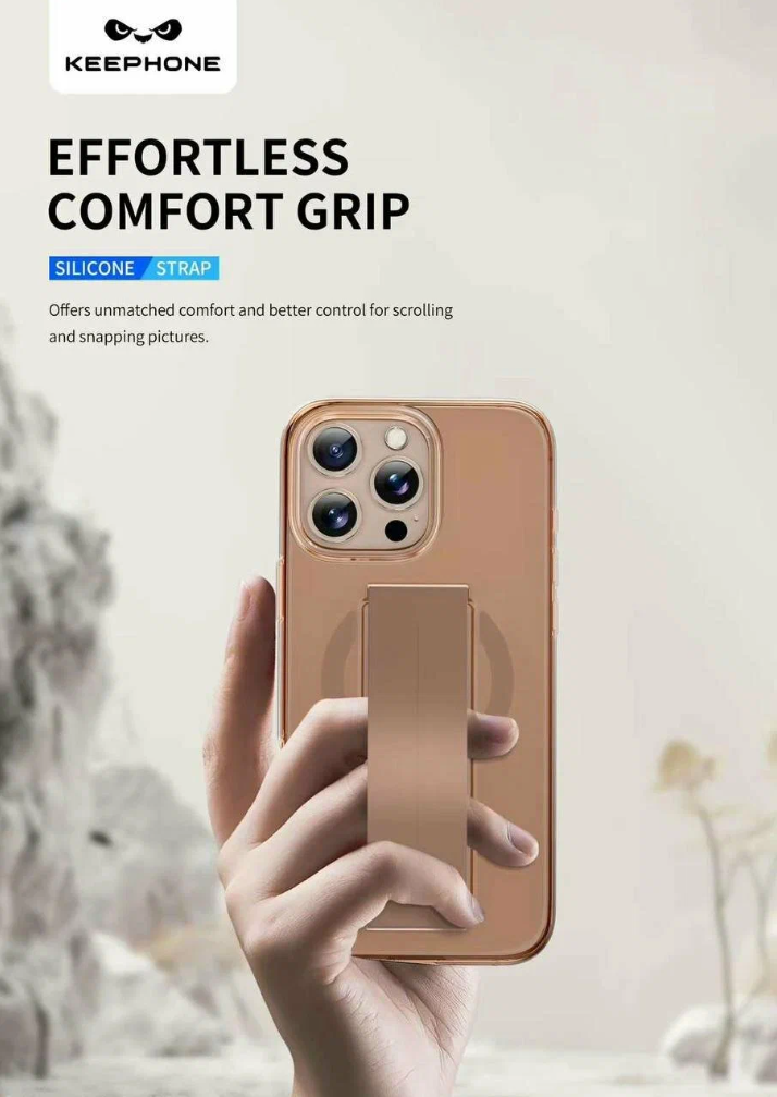 Чехол для iPhone 16 Pro Keephone Maggrip / Чехол для айфона 16 Про с магсейф / Титан — фото 1