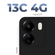 Черный чехол для Redmi 13C 4G / Редми 13С противоударный матовый ...