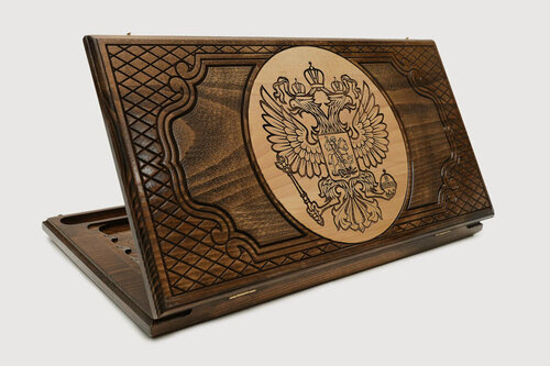 Изображение товара Нарды Handle Brand, деревянные, складные с внутренним пространством, ручная работа