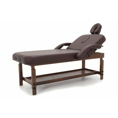 Стол массажный FIX-1A стационарный с рамой из бука коричневый 45920₽