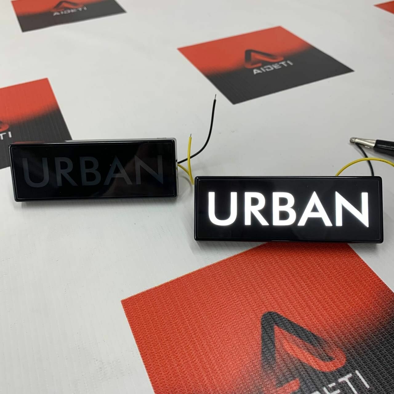 Светодиодные Повторители в крыло LED (указатель поворота) URBAN 2шт для Лада Нива 4х4 Белая подсвеСве