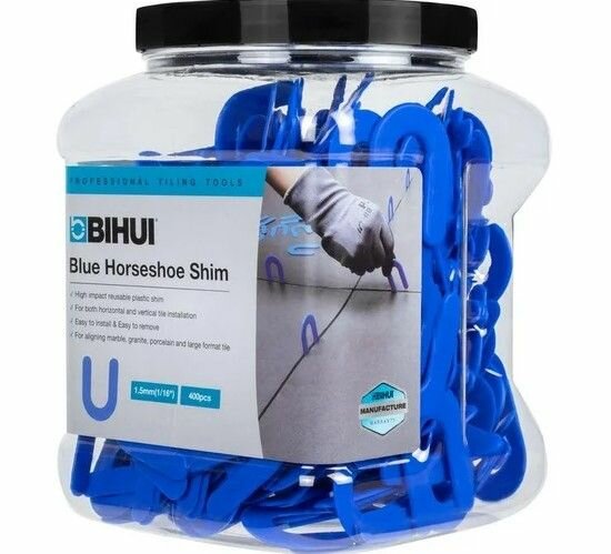 Подковы для регулировки шва BIHUI HSB400, многоразовые, синий цвет — фото 1