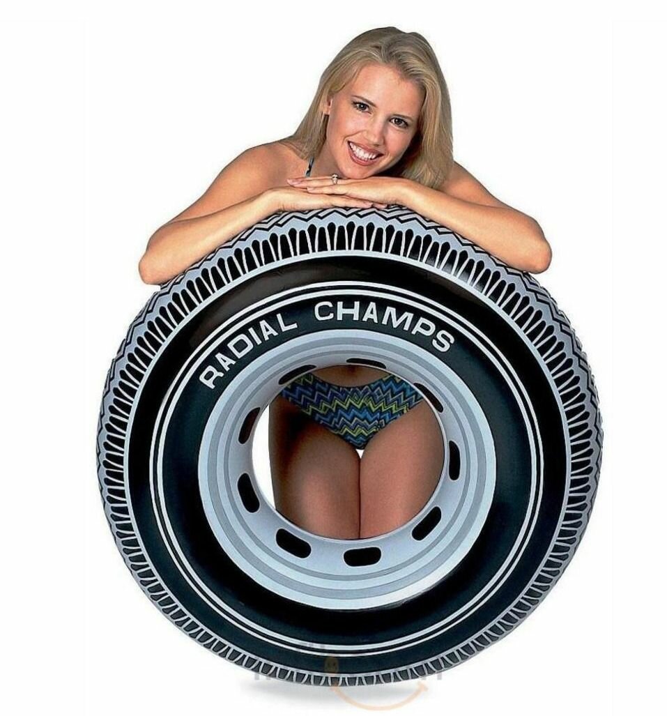 Круг надувной Intex Шина, 91 см (59252) — фото 1