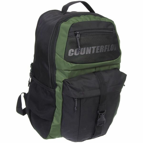 Рюкзак Турист Мастер  туристический  26 л  черно зеленый  водоотталкивающий  полиэстер