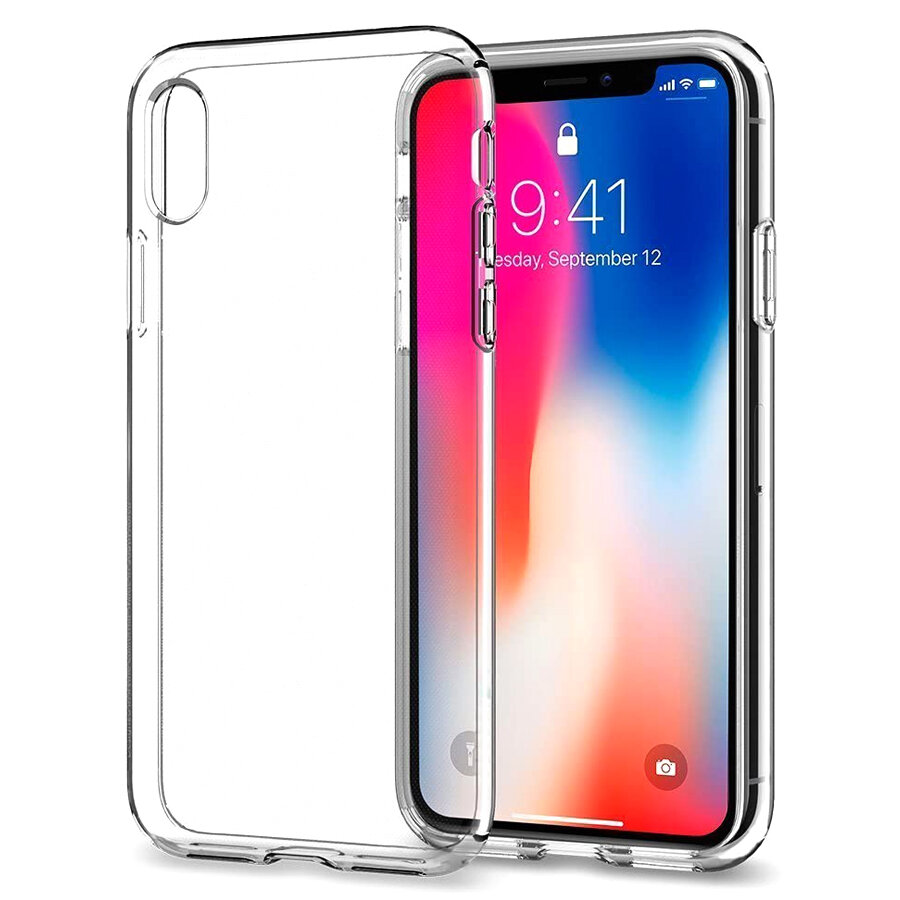 Чехол Clear Case пластиковый для iPhone XR, прозрачный