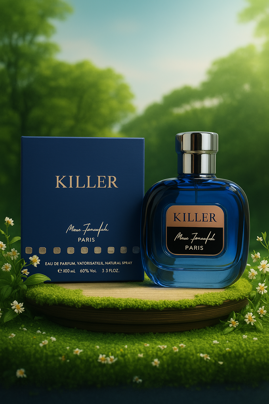 Мужской парфюм ароматные "KILLER", восточный, древесный, 100 мл
