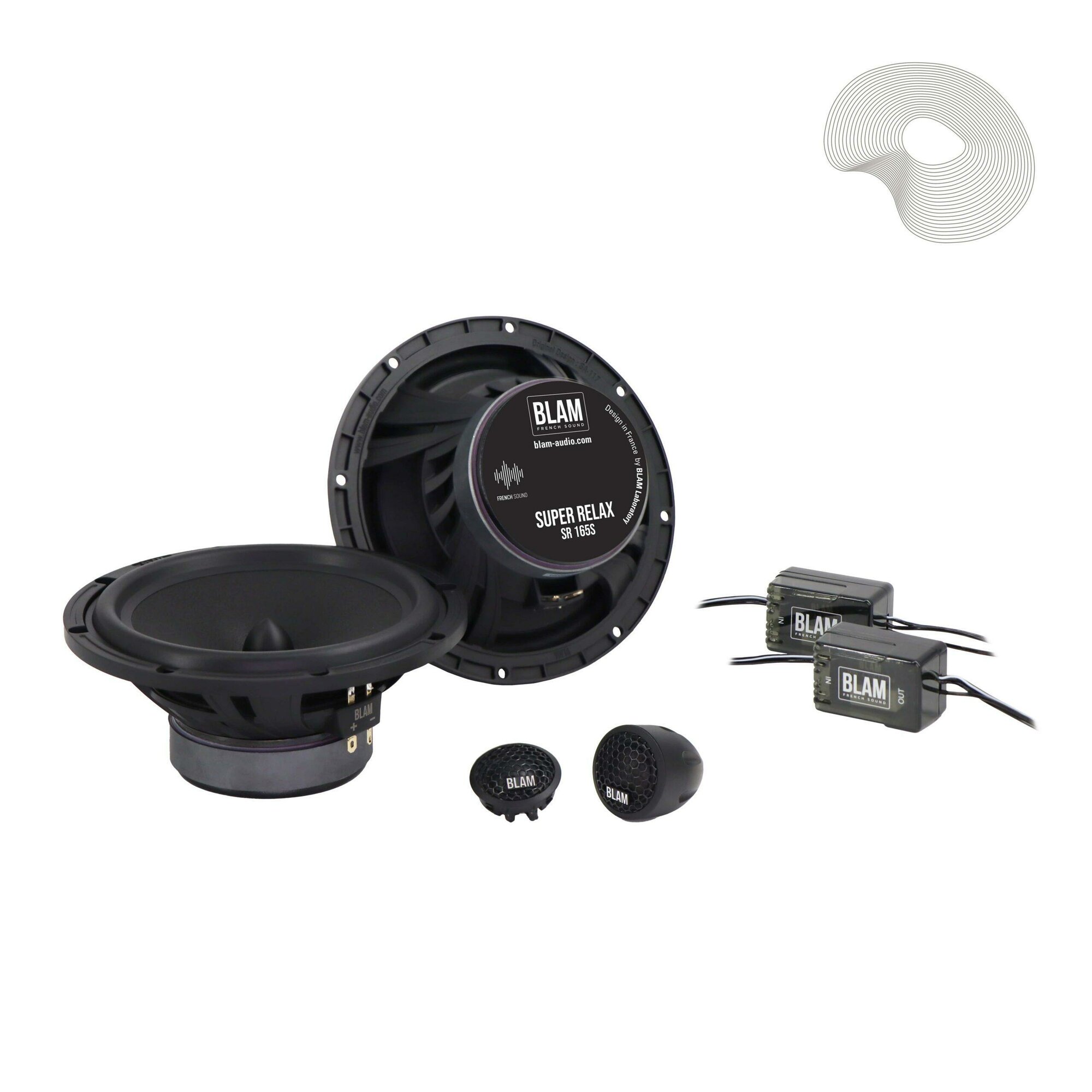 BLAM SR165S 2 полосная компонентная акустическая система для автомобилей