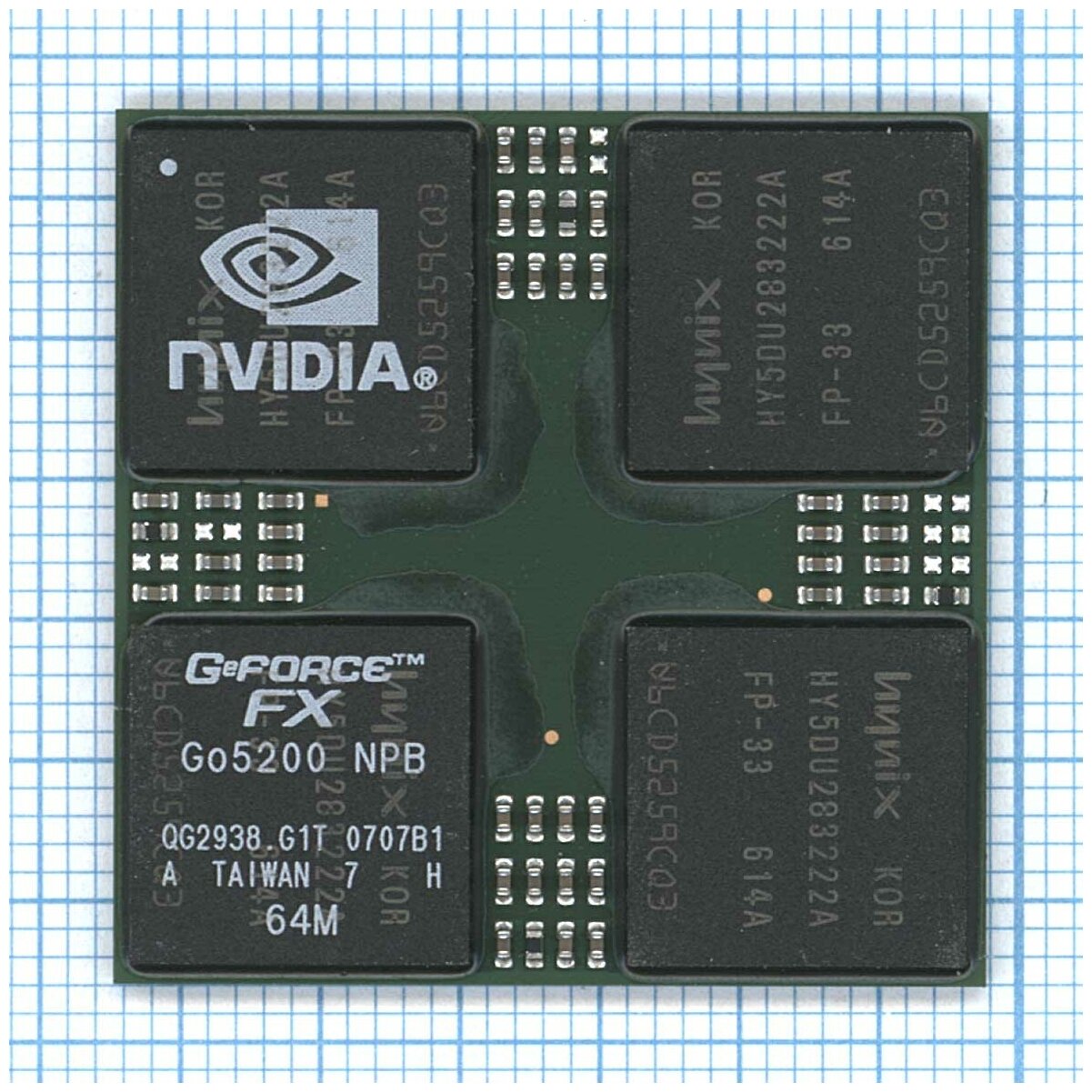 Чип GeForce FX GO5200 NPB (64M)