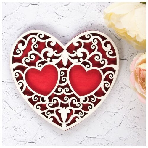 фото No brand подставка под кольца «красное сердце» mikimarket