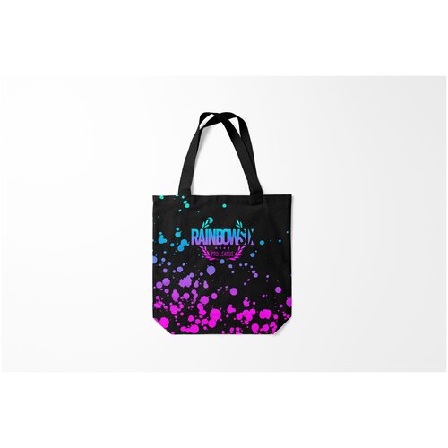 фото Сумка-шоппер / 40х40 см / геймерам / rainbow six siege burnettie