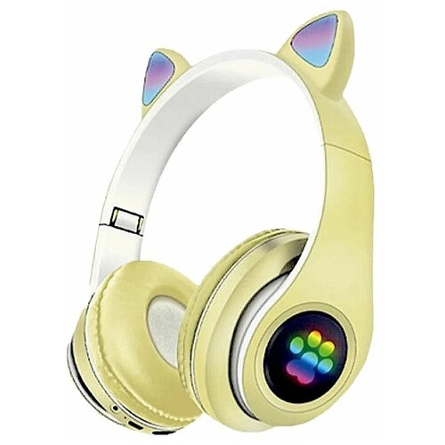 Беспроводные наушники со светящимися ушками кошки Cat STN-28 черный 79000₽