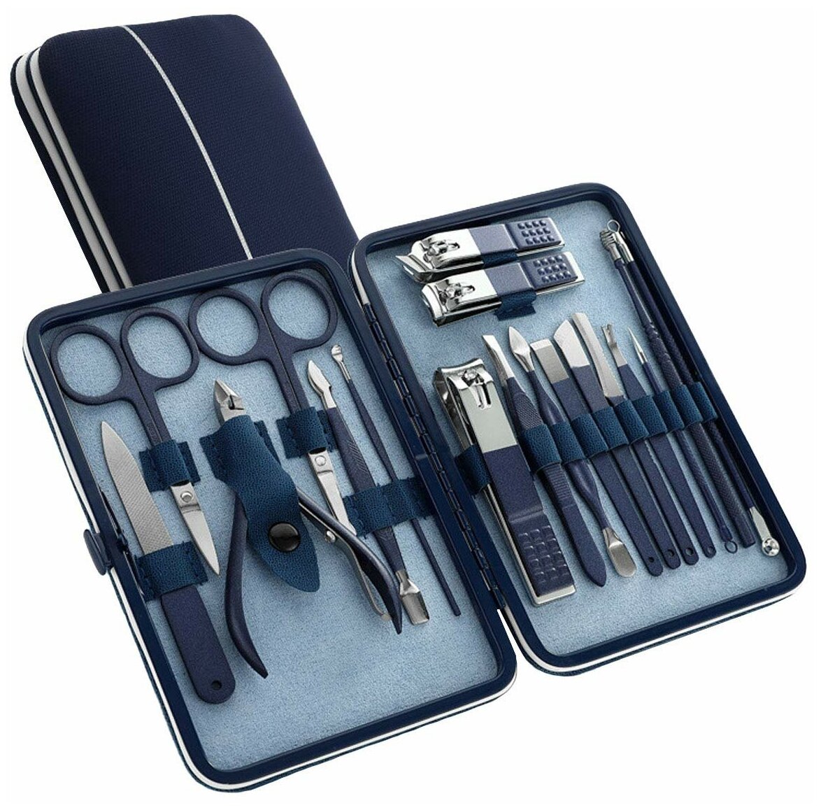 Маникюрный-педикюрный набор 18 предметов маникюрные инструменты в кейсе