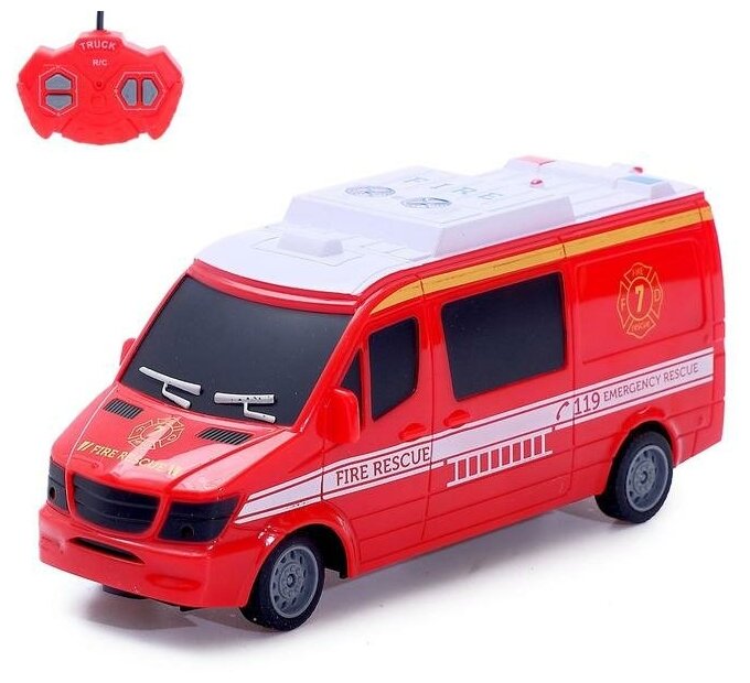 Машина р/у КНР Пожарная в коробке (328-869)