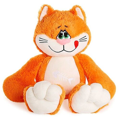 Купить Лекомтойс Мягкая игрушка «Кот Васька», 80 см, цвета микс, оранжевый