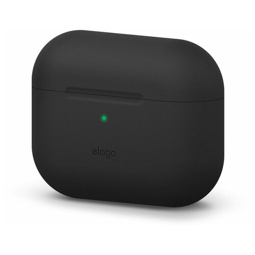 чехол elago silicone case для airpods pro 2 2022 тёмно серый dark grey Чехол Elago для AirPods Pro Silicone case Black