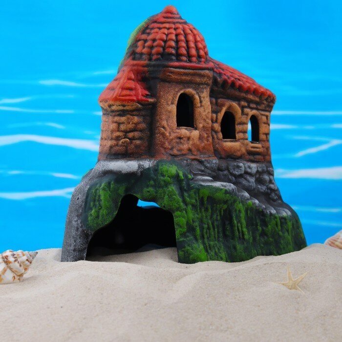 Декор для аквариума"Арабский замок", керамический, 20 x 12 x 18 см 9870499 . - фотография № 3