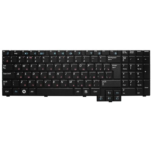 Клавиатура для ноутбука Samsung R519 R528 R530 R540 R618 R620 R525 R719 R728 RV510 RV508 черная 1017₽
