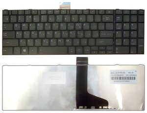 Клавиатура для ноутбука Toshiba Satellite C850 C855D L850D L855 L855D L870 L870D (Черная)