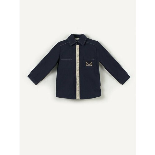 фото Рубашка "круиз" размер 92 (темно-синий, длинный рукав) даримир