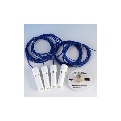 Комплект из 4 электродов (сталь V2A) для блоков OSF NR-12-TRS-2 / TRS-3, с цветными кабелями по 3 м и держателем, цена за 1 шт