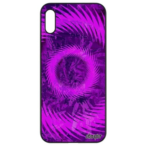 фото Защитный чехол на телефон // honor 8a // "мандала спираль" узор антистресс, utaupia, фуксия