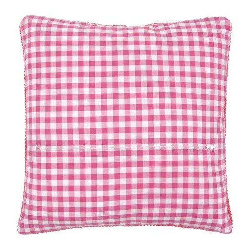 Задняя часть наволочки Розовая клетка VERVACO PN-0154662 наволочки для подушек curcya с винтажными цветами для дома дивана стула с рисунком маслом квадратные наволочки