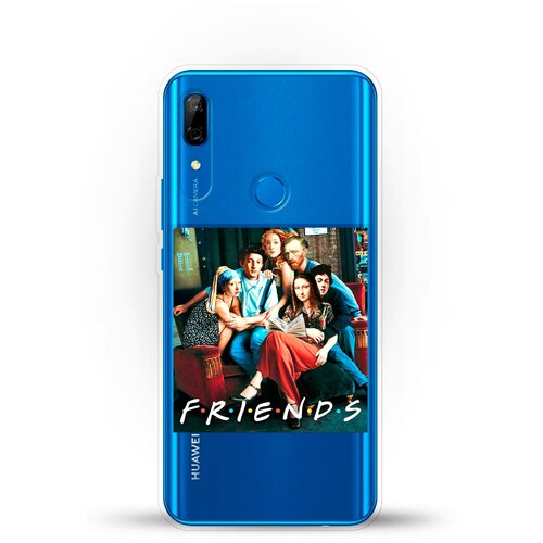 фото Силиконовый чехол друзья на huawei p smart z andy & paul