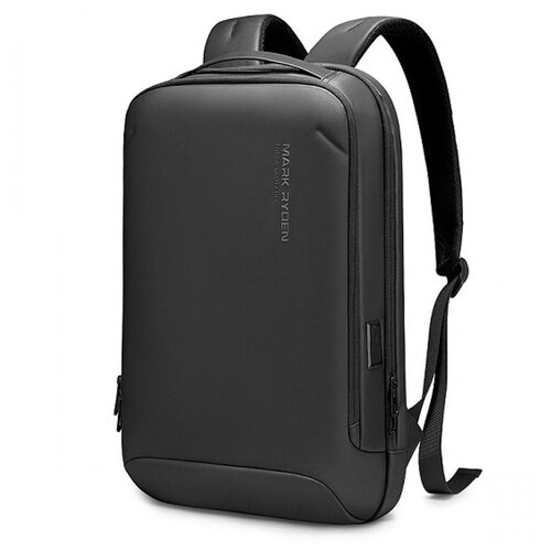 Рюкзак мужской городской дорожный маленький 15л для ноутбука 15.6 Mark Ryden MR9008 Черный водонепроницаемый с USB зарядкой подростковый