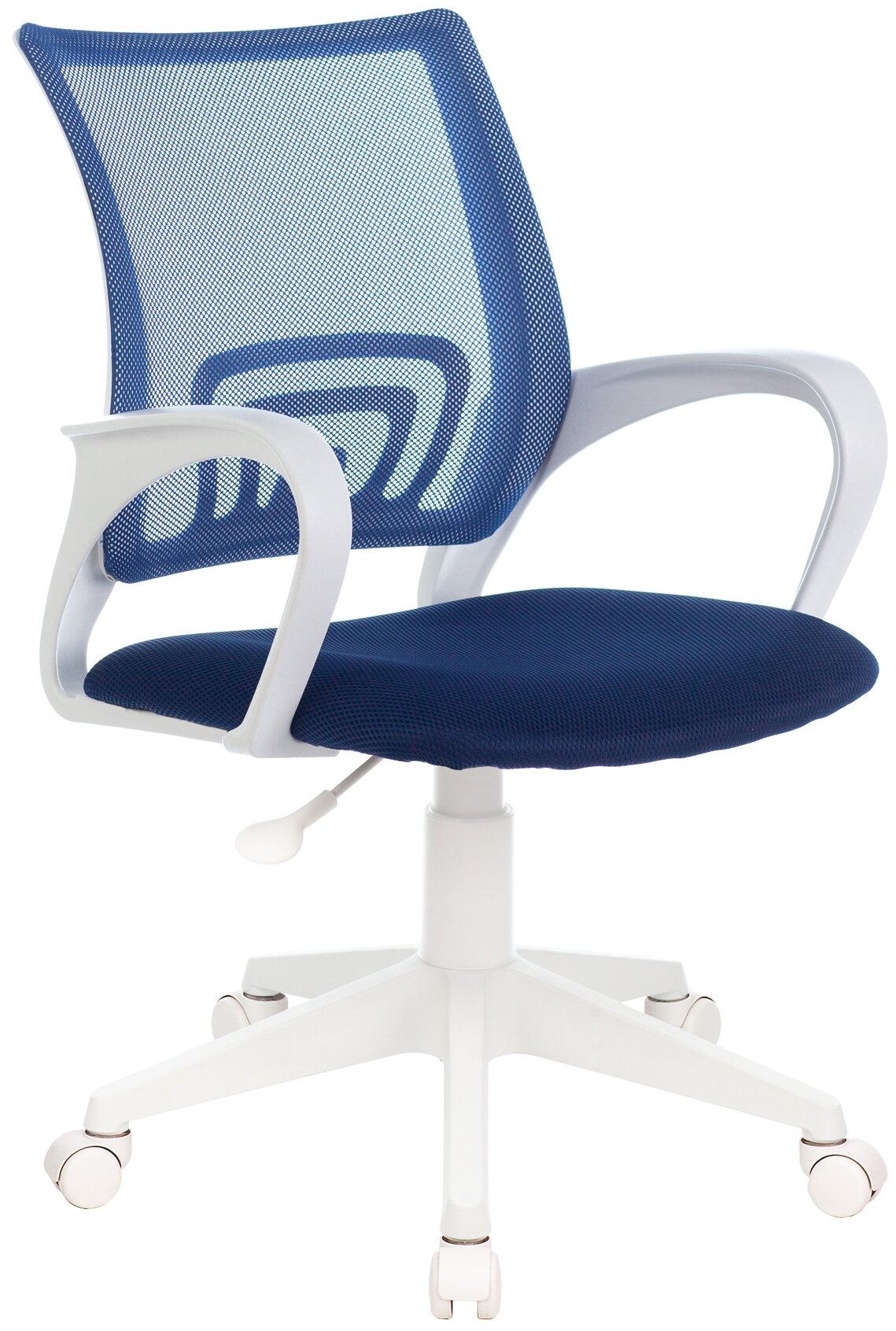 Кресло компьютерное CH-W695NLT темно-синий, сетка, ткань / Кресло для оператора, школьника, ребенка, офисное