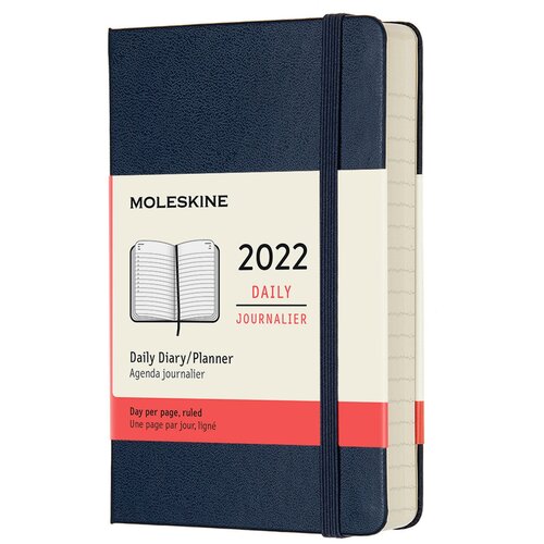 Купить Ежедневник Moleskine CLASSIC Pocket 90x140мм 400стр. синий сапфир, Ежедневники