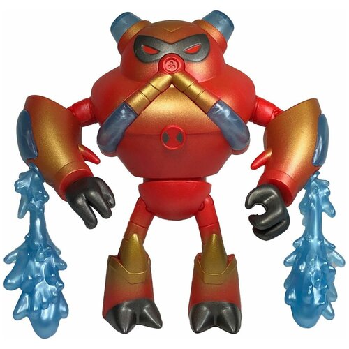 Фигурка BEN 10 OMNI-METALLIC OVERFLOW водохлёст 12.5 см PLAYMATES TOYS 76100 (76177) ben 10 фигурка силач металлик с высотой 12 5 см omni metallic four arms 76174