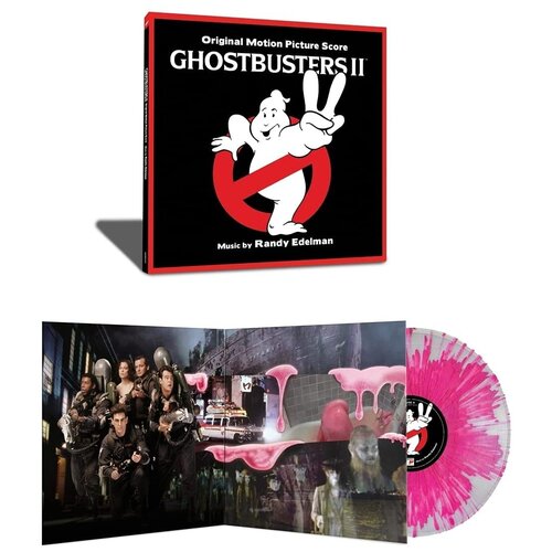 OST Ghostbusters II – Music By Edelman Randy Splatter Clear  & Pink Vinyl (LP)