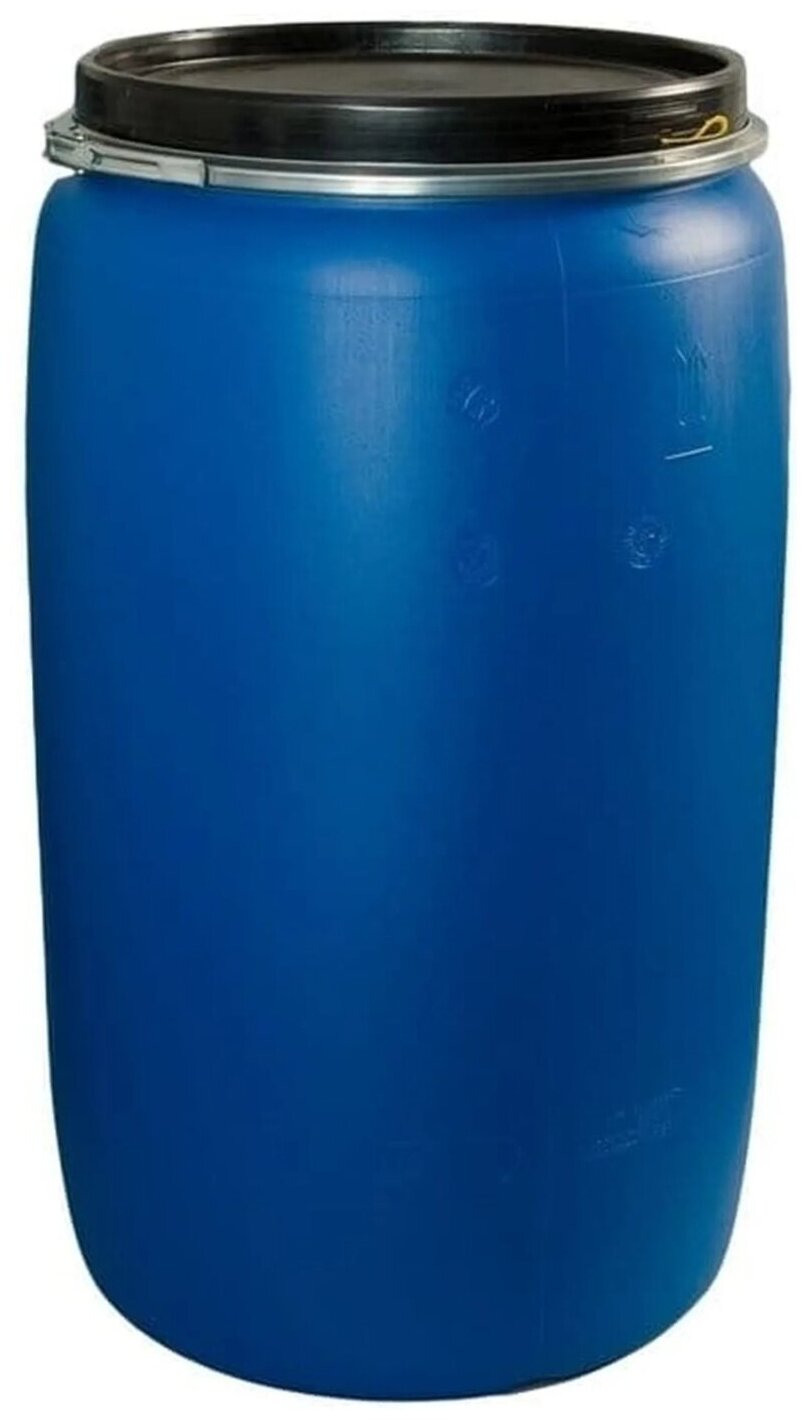 Универсальный жбан (бочка) 227 литров из высокопрочного пластика, для использования на дачных участках, банях, при устройстве душей. Емкость не подвер