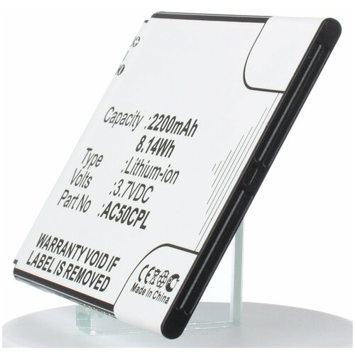 Аккумулятор iBatt iB-U1-M1289 2200mAh для Archos 50c Platinum, аккумулятор для телефона archos 52 platinum ac52pl