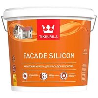 Краска для фасадов и цоколей Facade Silicon Tikkurila 2,7 л База A (белый) глубокоматовая