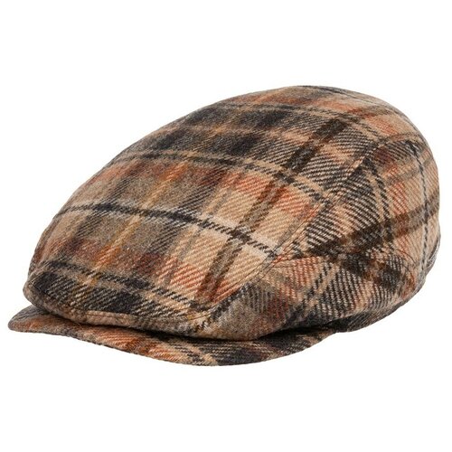 Кепка STETSON, размер 63, коричневый брюки gucci check wool бежевый