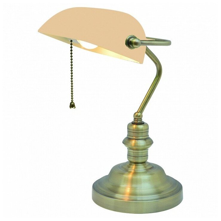 Настольная лампа офисная Arte Lamp Banker A2493LT-1AB