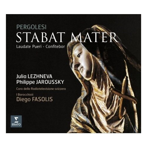 Компакт-Диски, ERATO, LEZHNEVA, JULIA / JAROUSSKY, PHILIPPE / I BAROCCHISTI / FASOLIS, DIEGO - Pergolesi: Stabat Mater (CD) компакт диски erato pahud emmanuel capucon renaud chamayou bertrand moreau edgar sonatas and trio cd