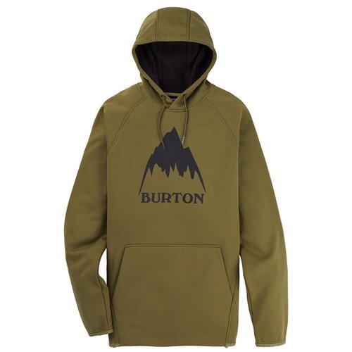 фото Худи burton crown weatherproof pullover fleece размер s martini olive