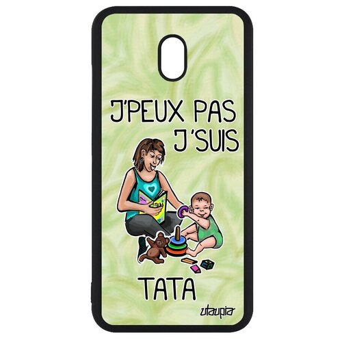 фото Защитный чехол на телефон // xiaomi redmi 8a // "не могу - стала тетей!" крутой юмор, utaupia, светло-зеленый