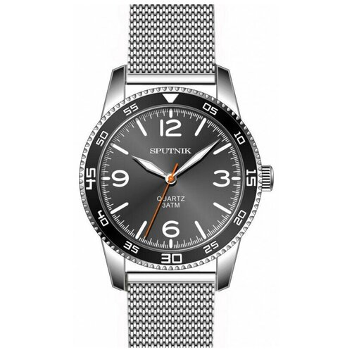 фото Мужские наручные часы спутник м-858481 н-1.3 (серый) браслет